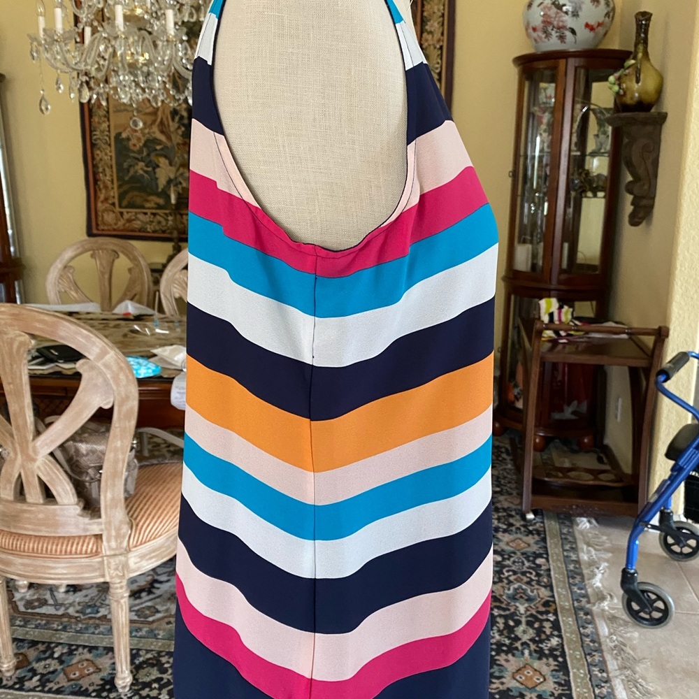 Chico’s Twinsets Jacket Shell Lightweight Stripes - image 3